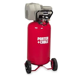 Porter Cable CPFC2TV3525VP 15 Amp 3.5 Horsepower 25 Gallon Oil Free Wheeled Vertical Compressor Sale