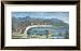 Messina - a Panoramic View of the Port Framed Art Poster Print by Juan Ruiz Melgarejo, 30x19