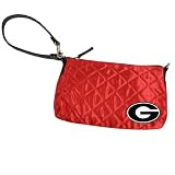 University of Georgia Quilted Wristlet, Bright Red