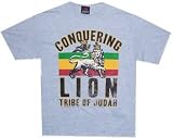 ZION ROOTSWEAR - Conquering - Athletic Gray T-Shirt