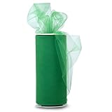 Expo Classic Tulle Spool of 25-Yard, Emerald