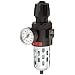 Dixon CB6-04MG Manual Drain Wilkerson Compact Filter/Regulator with Transparent Bowl and Guard, 1/2" Size, 70 SCFM Flow, 150 psig Pressure