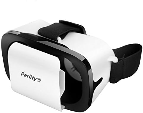 Perlity 3D VR Glasses Virtual Reality Headset For 3.5~6 inch For IOS, Android ,Microsoft&amp; PC phones Series