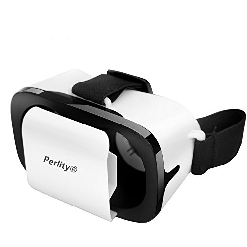 Perlity 3D VR Glasses Virtual Reality Headset For 3.5~6 inch For IOS, Android ,Microsoft&amp; PC phones Series