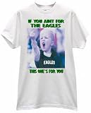 KID BOY FLIP THE BIRD FINGER EAGLES FAN USA FOOTBALL T SHIRT jersey