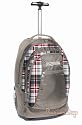 JANSPORT Driver 8 Rucksack Trolley Black White Stu Plaid