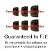 Black replacement silicone ear buds for earbud style earphones
