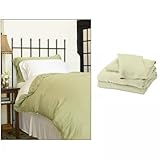 BedVoyage Luxury Linens - King Size (Sage Green) (83"H x 55"W x 15"D)