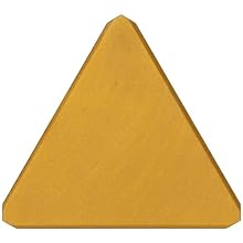 Sandvik Coromant T-MAX MILLING  Carbide Milling Insert, TPC Style, Triangle, GC235 Grade, TiCN Coating, TPC22P1,0.250" Thick, 0" Corner Radius (Pack of 10)