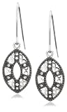 Sterling Silver Oval Cubic Zirconia Earrings