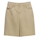 Girls' Uniform Inverted-Pleat Scooter - Khaki