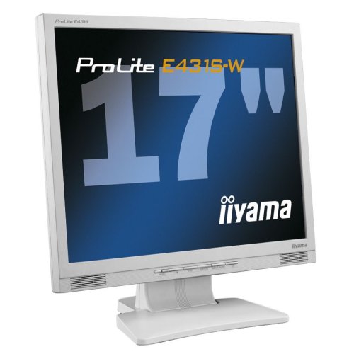 Iiyama Pro Lite H431S-W6S 17 Zoll TFT LCD-Monitor analog/digital (Kontrast 700:1, 2ms Reaktionszeit) silber