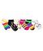 XOXO "Art Studio" 6-Pack Low-Cut Socks (Sizes 4 - 6)