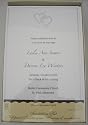 50 Print Your Own Wedding Invitations Silver Hearts
