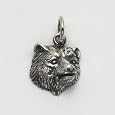 Grizzly Head Pendant