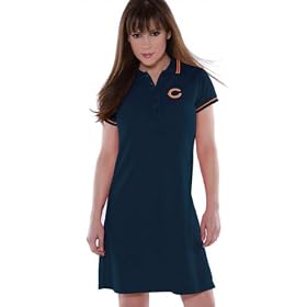 Buy Chicago Bears Ladies Pique Polo Dress - by Alyssa Milano