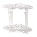 ZPC Zenith Products Corporation Zenna Home 370K, Bath and Shower Corner Caddy, Clear