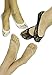 ToBeInStyle Women's Pack of 6 Floral Sheer Shoe Liner Footie - BWB - OS