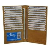 New High End Leather Bifold Credit Card Holder #1529CF	Tan