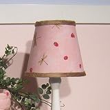 Pink Ladybugs and Dragonflies Lampshade