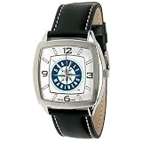 Seattle Mariners Mens Retro Style Watch Leather Band