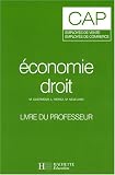 Economie droit CAP employés de vente, employés de commerce : Livre du professeur