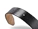 F&L CLASSIC Belt for Buckles 100% Full Grain One Piece Leather Belt, w/Snaps for Interchangeable Buckles,1.25