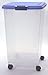Pet Food Storage Container, XL, Set/2 (Clear/Blue) (XL - 24"H x 14 1/2"W x 18"D)