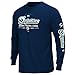NFL Miami Dolphins Primary Receiver Adult Long Sleeved Basic Tee, Athletic Navy, Large
