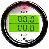 Spa Technique (DG 222-WDBB-Whitedial-Blue Backlight) EGT Gauges - White Dial, Blue Backlight