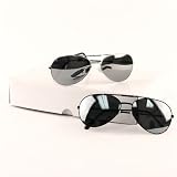 One Dozen (12 units) Mirrored Lens Aviators (3 Frame Color Options) by