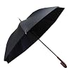 totes Auto Open Stick Umbrella, Black
