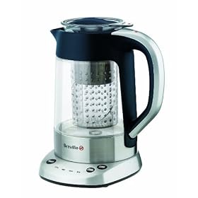 Breville VKJ436 Puratea Stainless Steel and Glass Tea Maker
