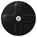 Wallee Wall Mount Disk for the Wallee Mountable Protective Case, Black
