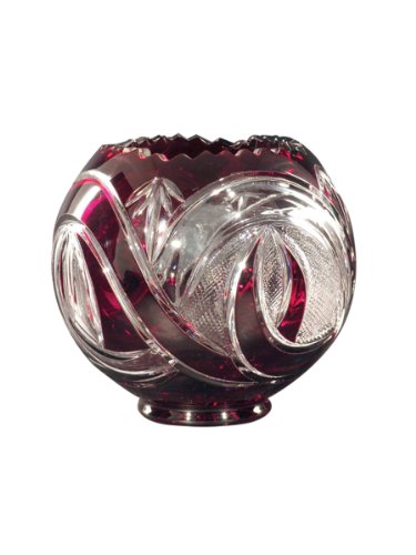 Dale Tiffany GA80054 Artesian Round Decorative Crystal Vase , 8-Inch by 7-Inch