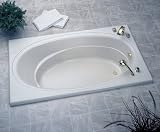 Jacuzzi EA10959WH Nova 6 Acrylic 72-Inch by 42-Inch by 20-1/2-Inch Pure Air Bath, White Finish