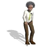 Albert Einstein - 48H x 48W - Peel and Stick Wall Decal by Wallmonkeys