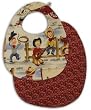 Lilypad Baby Reversible Baby Bib- Vintage Cowboy Children