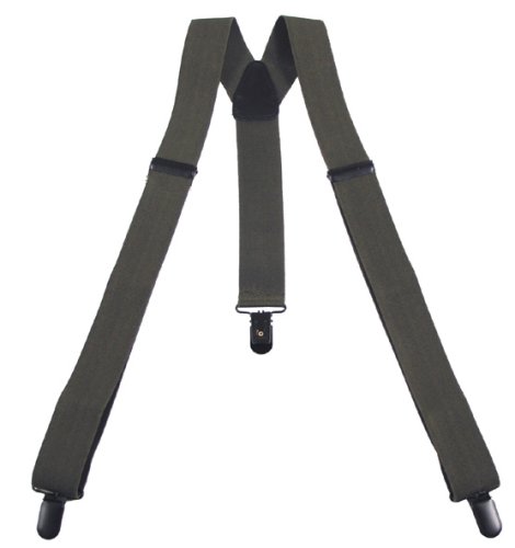 Y- Hosenträger mit 3 Klipsen oliv