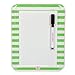 LockerLookz Locker Dry Erase Board - Green Stripe - 1 Piece
