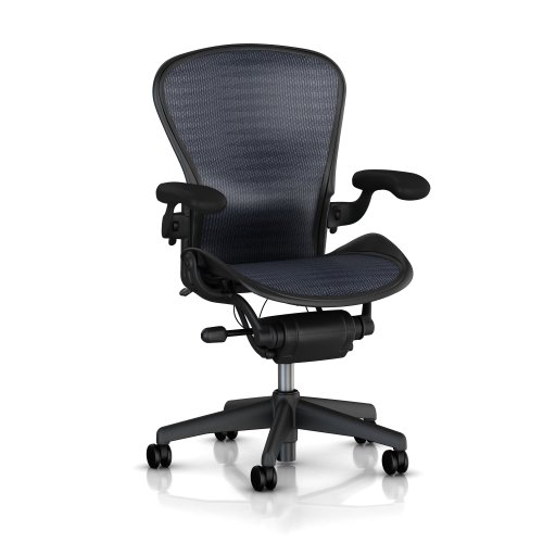 Aeron chair black size b medium by herman miller Clearance
