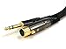Monoprice 104767 1.5-Feet Premier Series XLR Female to 1/4-Inch TRS Male 16AWG Cable gold
