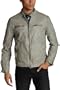 Levi's Men's Leather Racer Jacket,Ice,Large