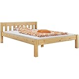 60.38-14 Bett 140x200 Bettgestell Kiefer massiv mit Rollrost