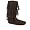 Ladies Fringe Faux Suede Tassel Womens Boots Size UK 3
