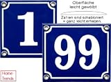 Echte Emaille Hausnummer 30