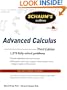 Schaum's Outline of Advanced Calculus, Third Edition (Schaum's Outline Series)
