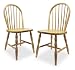 Kitchen & Housewares : Winsome 83237 Beech Beechwood SET OF 2 WINDSOR CHAIRS WITH CURVED LEGS