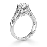 Diamond Engagement Ring in Platinum - EGL Certified, Round, 1.62 Carat, E Color, VS1 Clarity