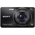 Sony DSC-W690B Cyber-shot Digitalkamera (16,1 Megapixel, 10-fach opt. Zoom, 7,5 cm (3 Zoll) Display, 25mm Weitwinkel, Schwenkpanorama) schwarz
